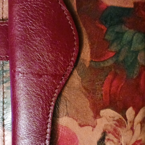 Patricia Nash Floral Valentia Set: Purse, Long+ Short Wallet, Pencil+Tech Pouch. - Picture 6 of 12